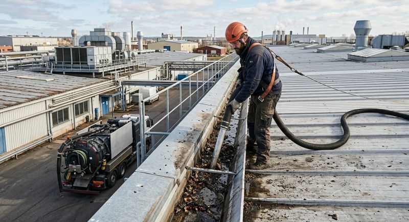 Business Gutter Cleaning in Sacramento, CA