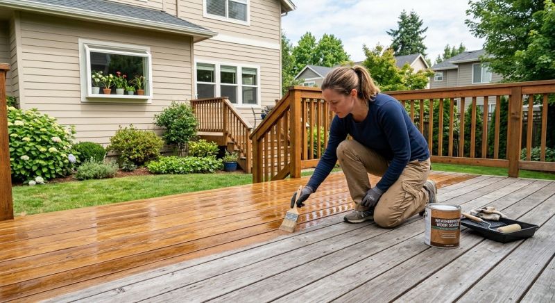 Deck Sealing in Bellevue, WA