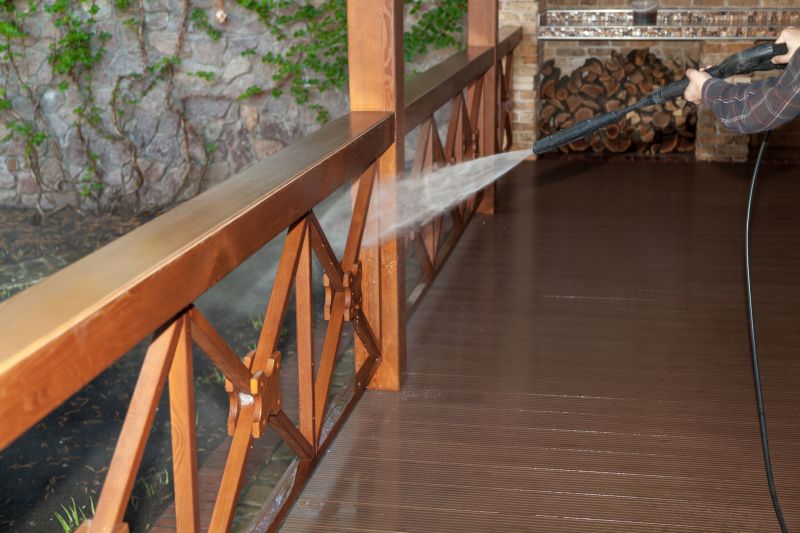 Front Porch Pressure Washing detail