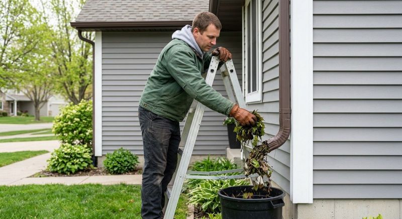 Gutter Blockage Removal in Baltimore, MD