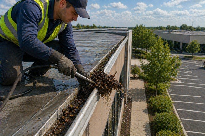 Industrial Gutter Cleaning in Sacramento, CA