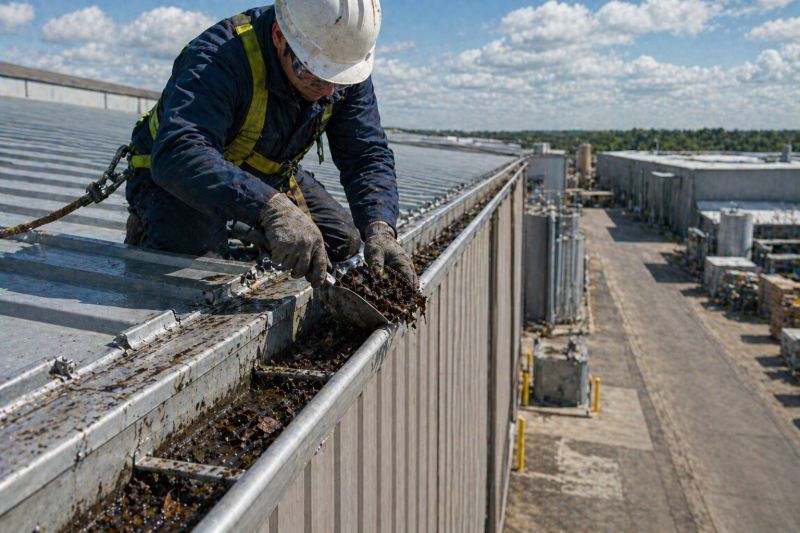 Industrial Gutter Cleaning in Sacramento, CA