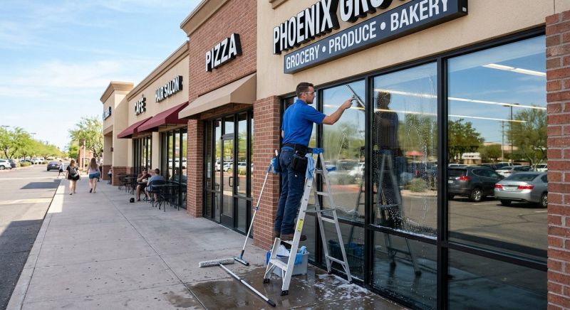 Storefront Window Cleaning in Denver County, CO