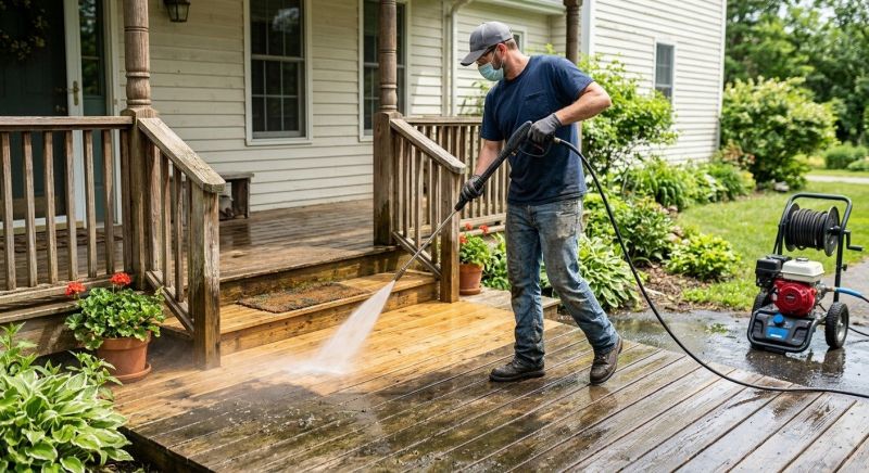 Front Porch Pressure Washing Service